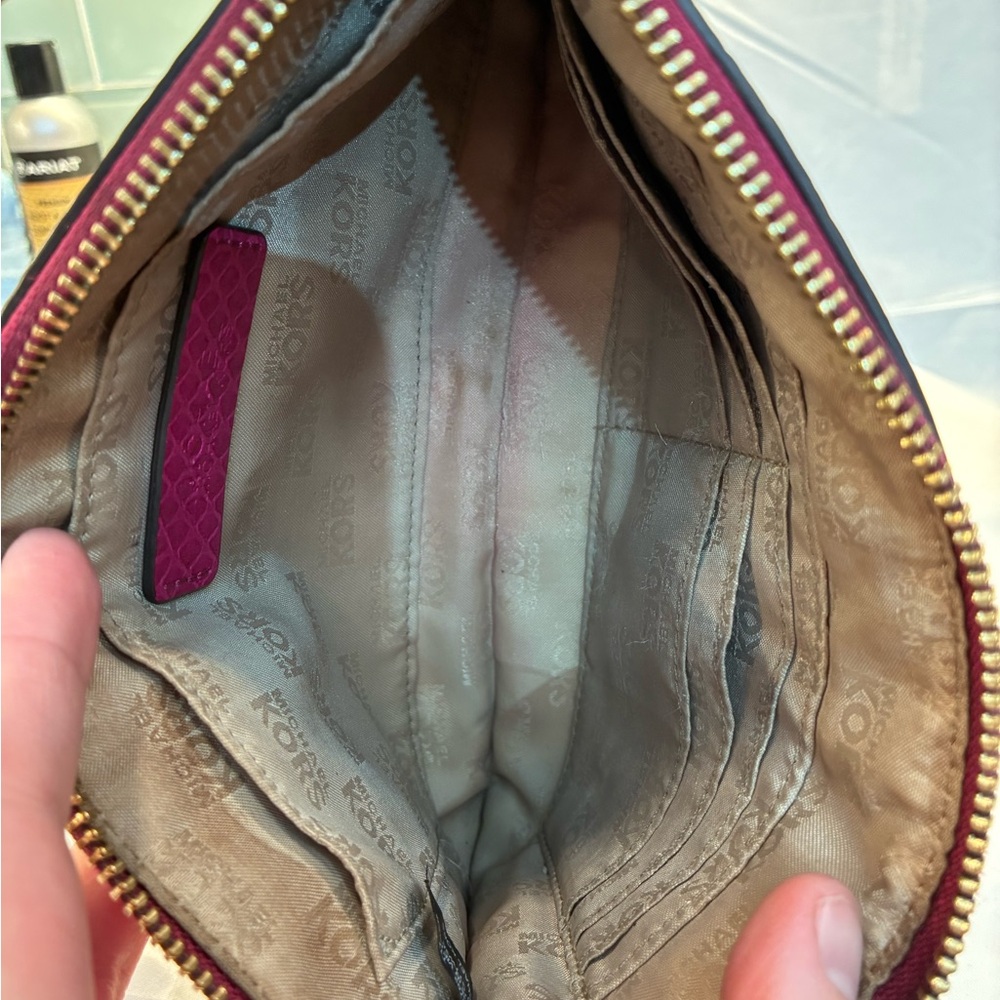 MICHAEL Michael Kors Magenta Python-Embossed Wris… - image 4